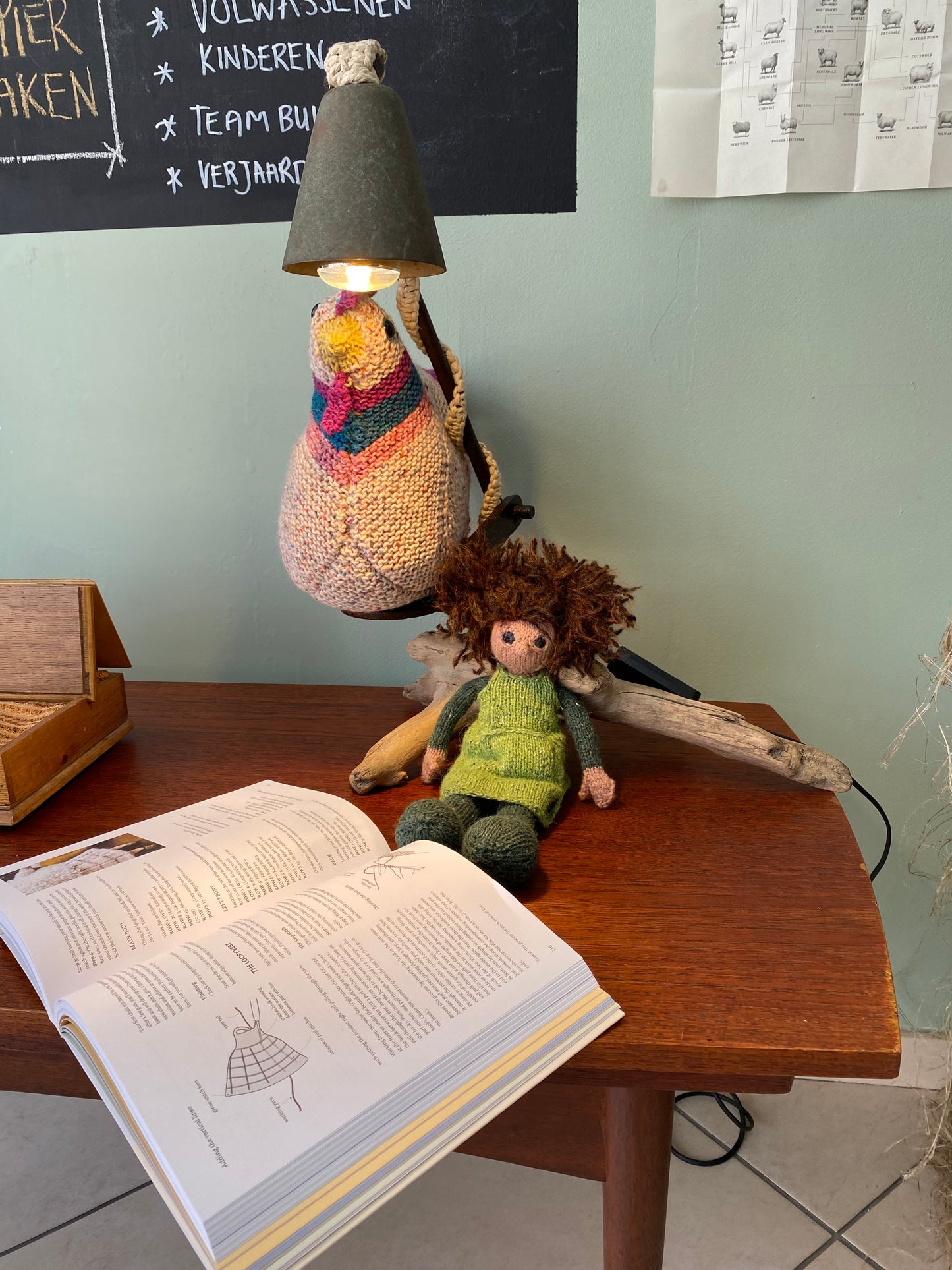 Unieke, originele bureaulamp