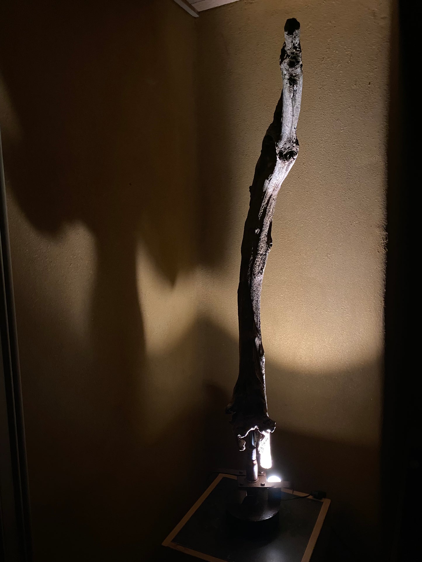 Unieke vintage staande lamp