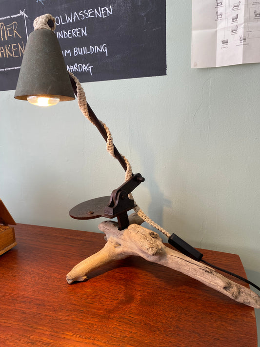 Unieke, originele bureaulamp