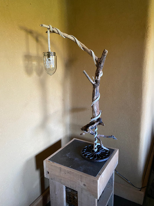 Originele unieke lamp. Vintage.