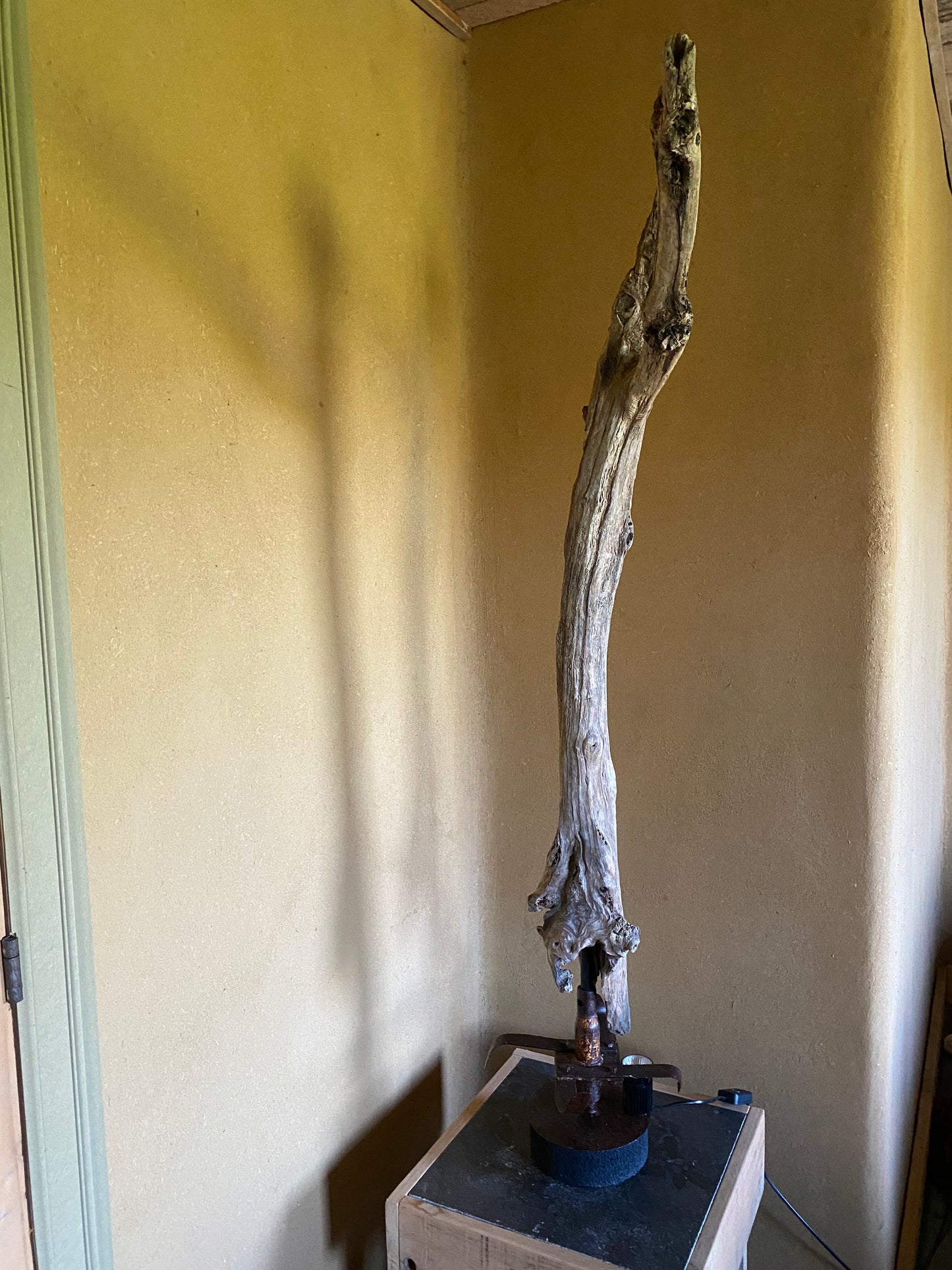 Unieke vintage staande lamp